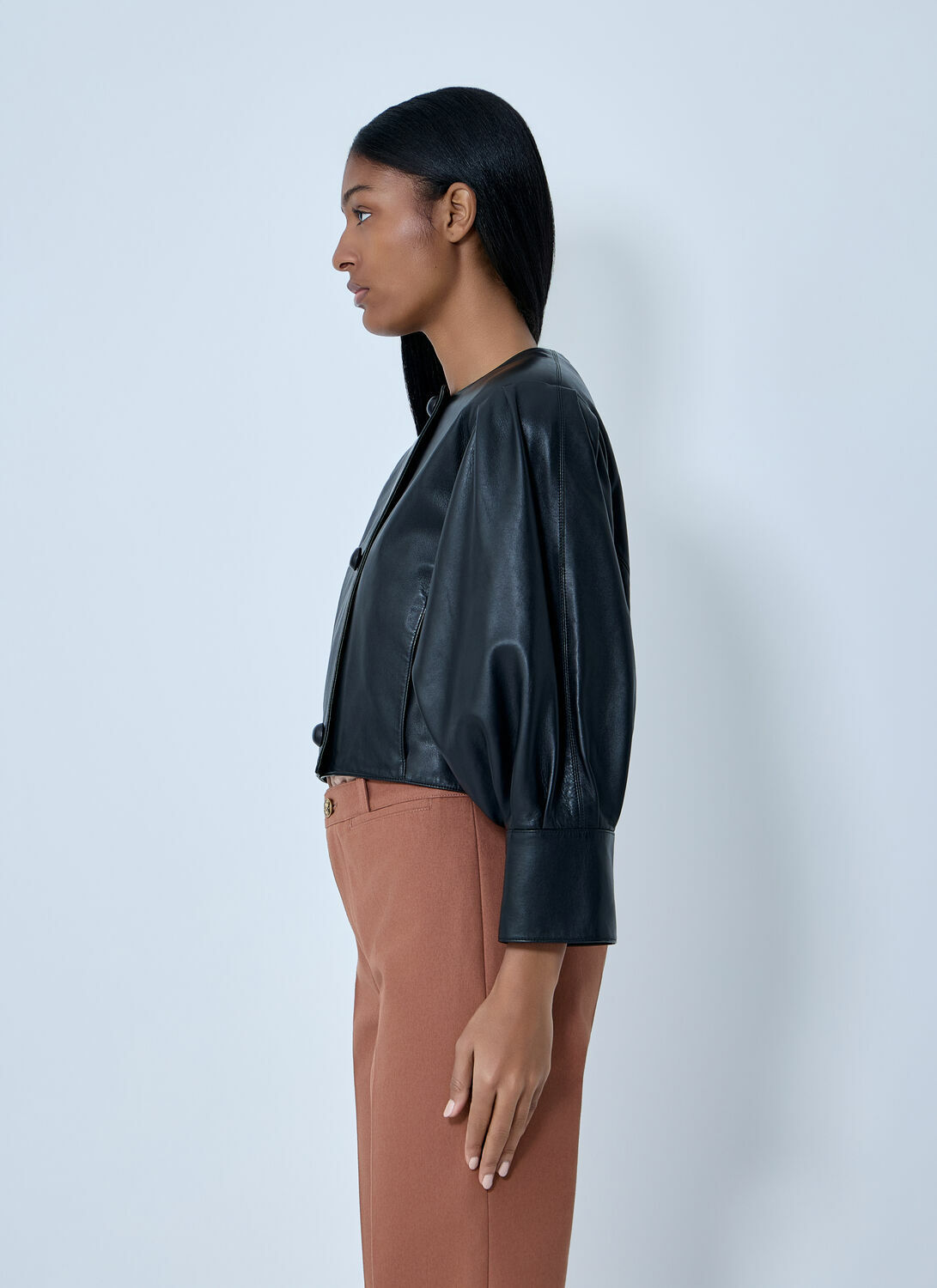 Chloé Cropped Collarless Jacket