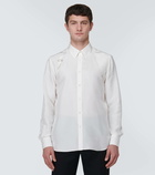 Alexander McQueen Oversized silk shirt