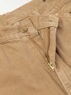 OrSlow - Oxford Painter Straight-Leg Cotton-Twill Trousers - Brown