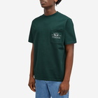 Palmes Men's Vichi Pocket T-Shirt in Green