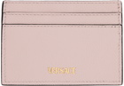 Versace Pink 'La Medusa' Card Holder