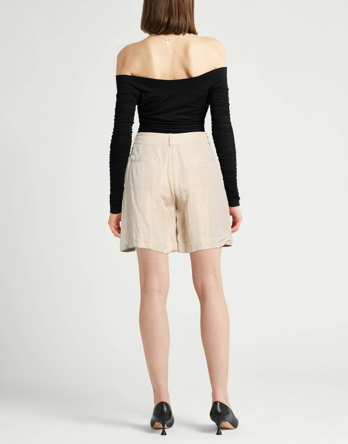 Peserico Womens Shorts & Bermuda Shorts in Beige