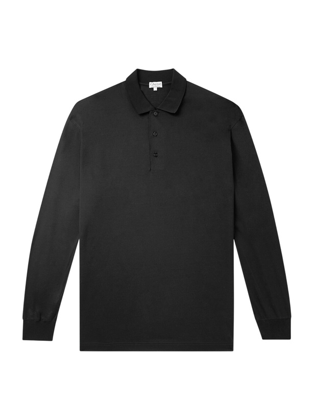 Photo: Charvet - Cotton Polo Shirt - Black