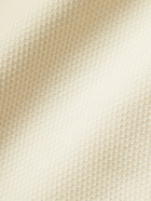 GIULIVA HERITAGE - Taddeo Waffle-Knit Cotton Polo Shirt - Neutrals