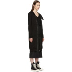 Rick Owens Drkshdw Black Long Mountain Hoodie