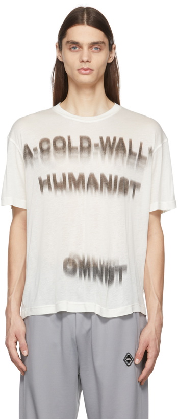 Photo: A-COLD-WALL* Off-White Rationale T-Shirt