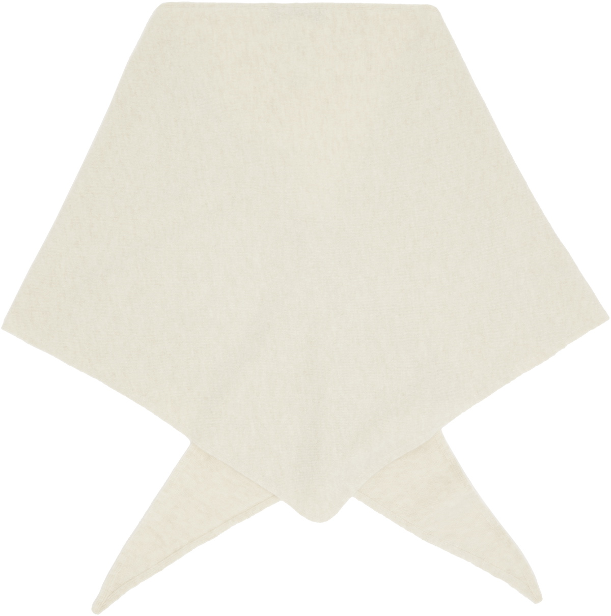 LE17SEPTEMBRE Off-White Cashmere Blend Muffler Scarf