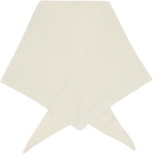 LE17SEPTEMBRE Off-White Cashmere Blend Muffler Scarf