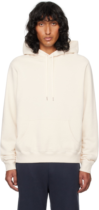 Photo: Sunspel Beige Loopback Hoodie