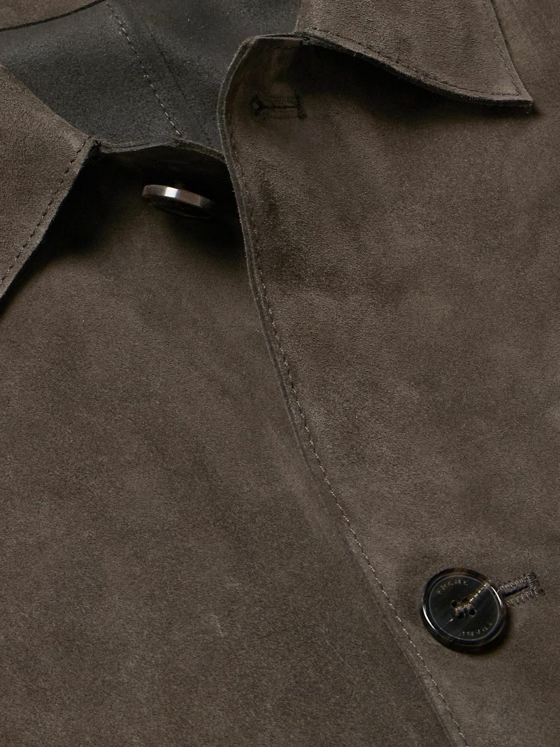 FRAME - Suede Chore Jacket - Brown