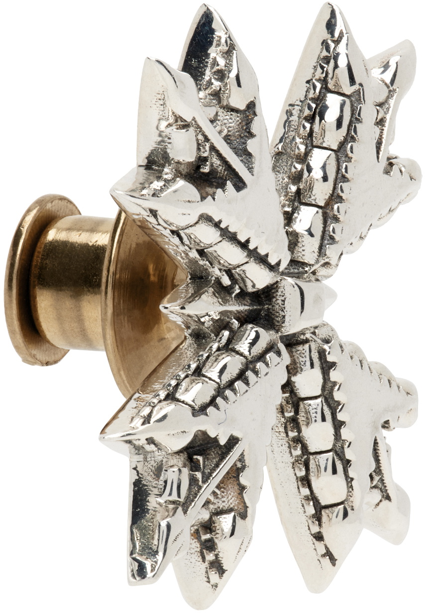 Emanuele Bicocchi Silver Crest Brooch