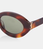 Saint Laurent SL M136 oval sunglasses