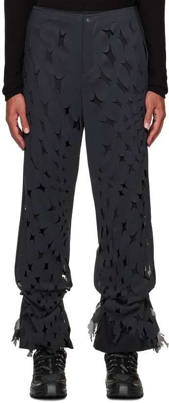 Photo: POST ARCHIVE FACTION (PAF) Black Double Trousers
