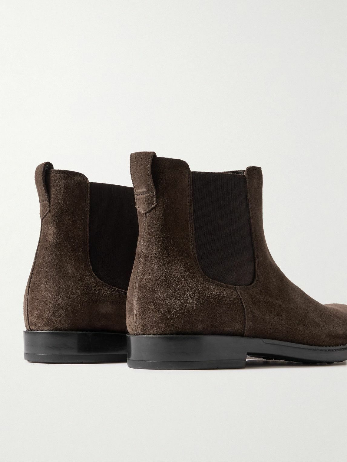 Tod's - Suede Chelsea Boots - Brown