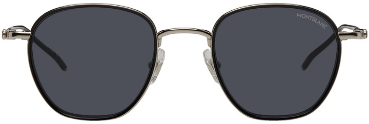 Photo: Montblanc Silver Round Sunglasses