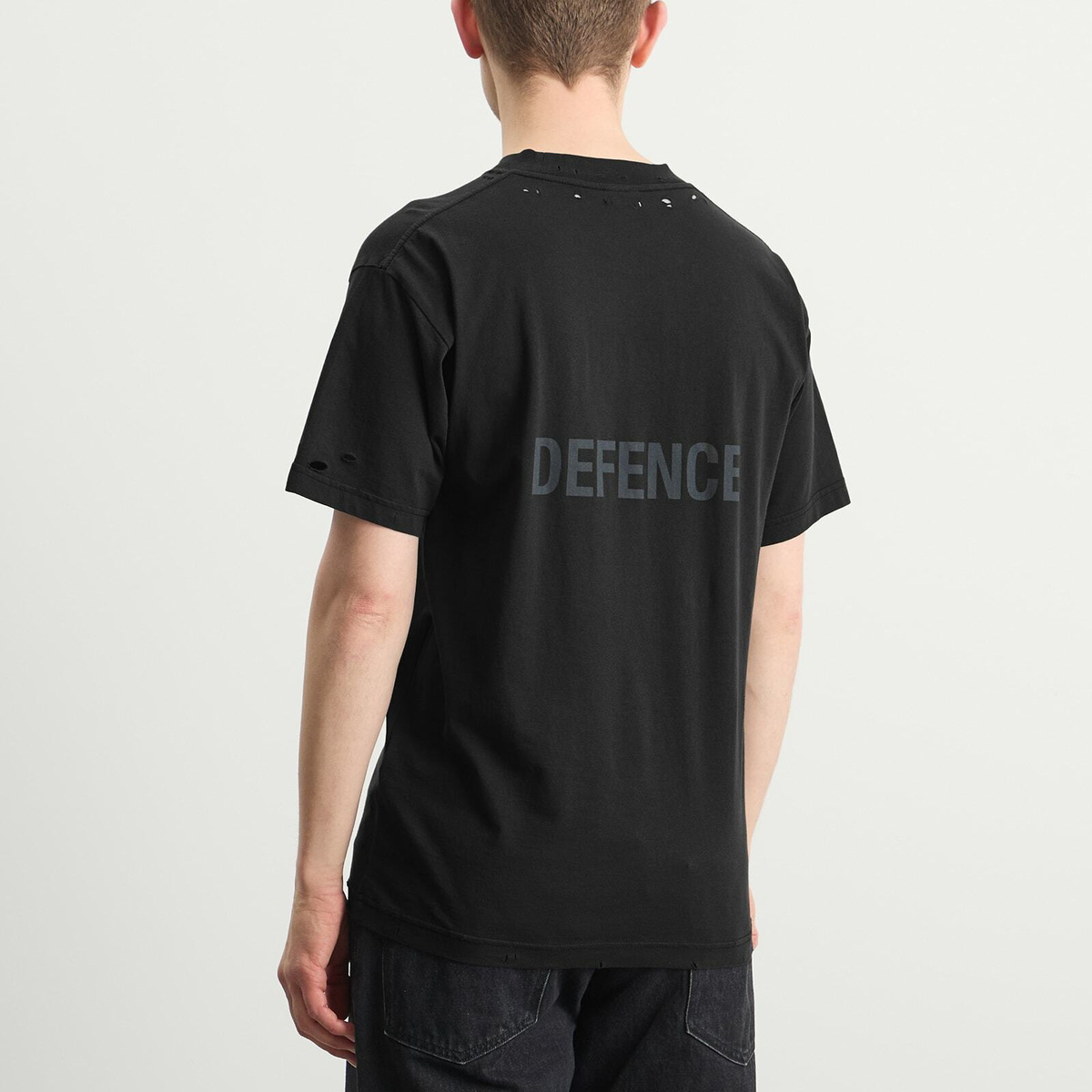 Umbro by Slam Jam Men's Offence Defence T-Shirt in Washed Black