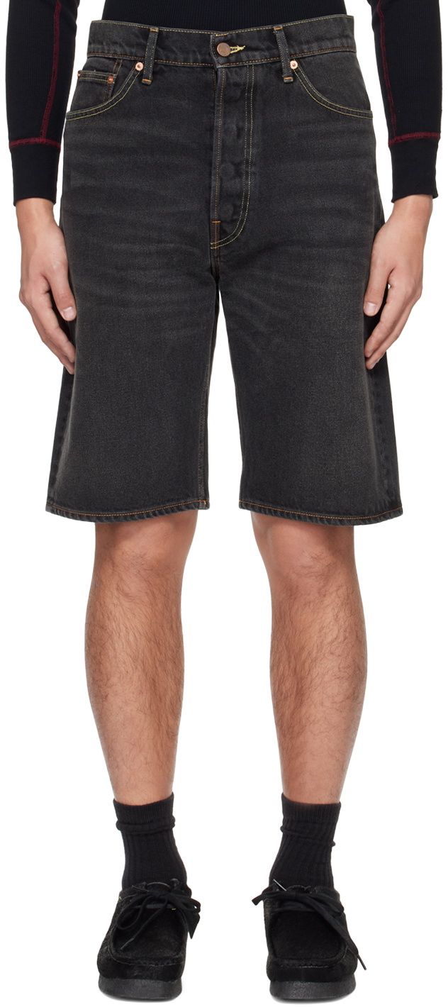 CARSON WACH Black 213 Denim Shorts