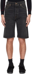 CARSON WACH Black 213 Denim Shorts