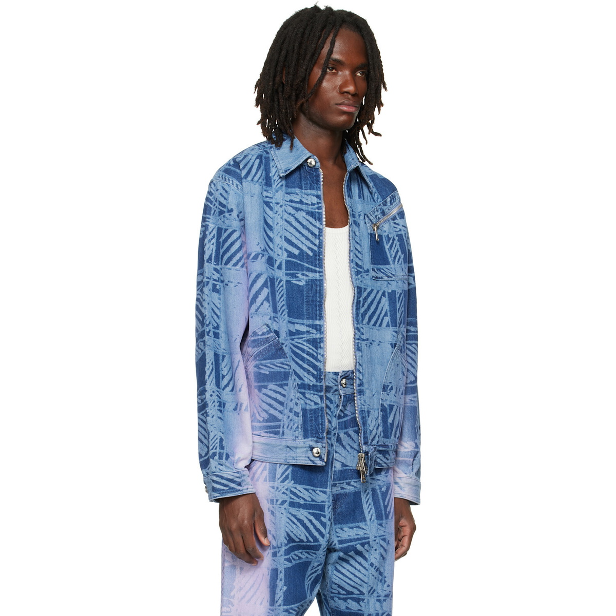 Vivienne Westwood Blue Piranha Denim Jacket