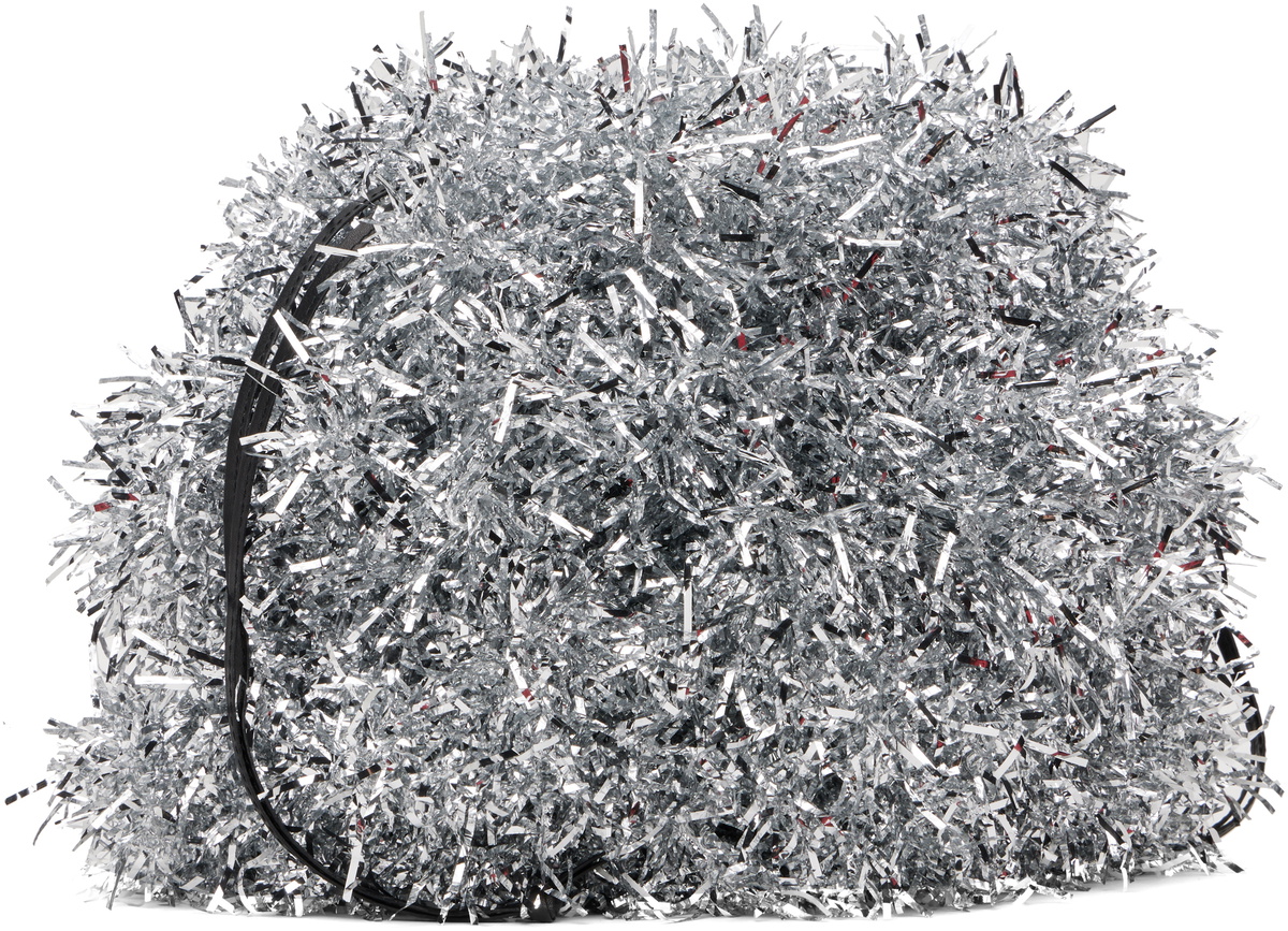 doublet Silver Cheerleading Pompon Bag