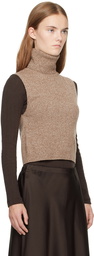 LESET Beige Zoe Turtleneck