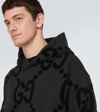 Gucci Jumbo GG cotton jersey hoodie