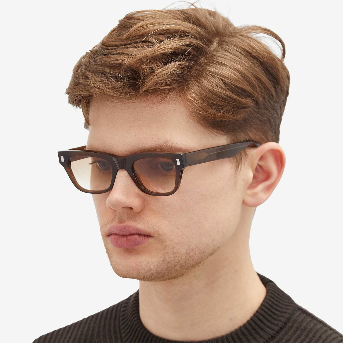 Monokel Men's Aki Sunglasses in Chocolate/Brown Gradient 