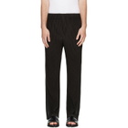 HOMME PLISSÉ ISSEY MIYAKE Black Multi-Fastened Trousers