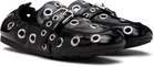 Marc Jacobs Black 'The Grommet Jude' Loafers