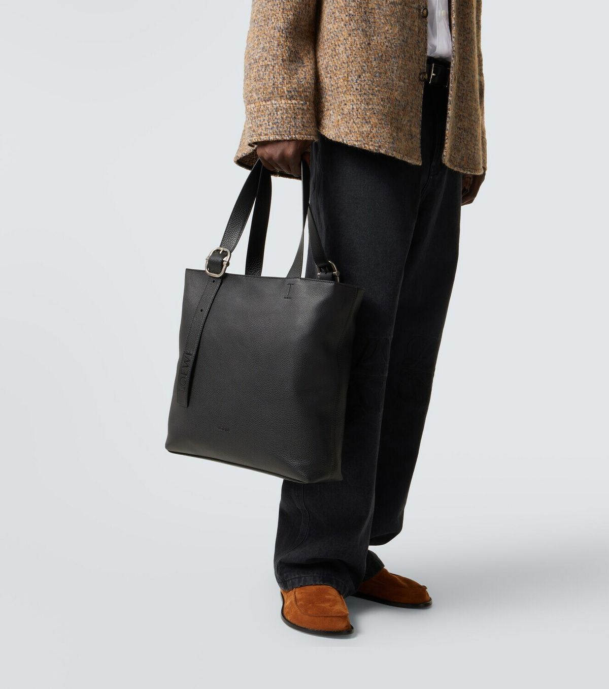 Loewe Loop Loewe Loop leather tote bag Loewe