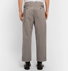 Craig Green - Wide-Leg Twill Trousers - Men - Gray