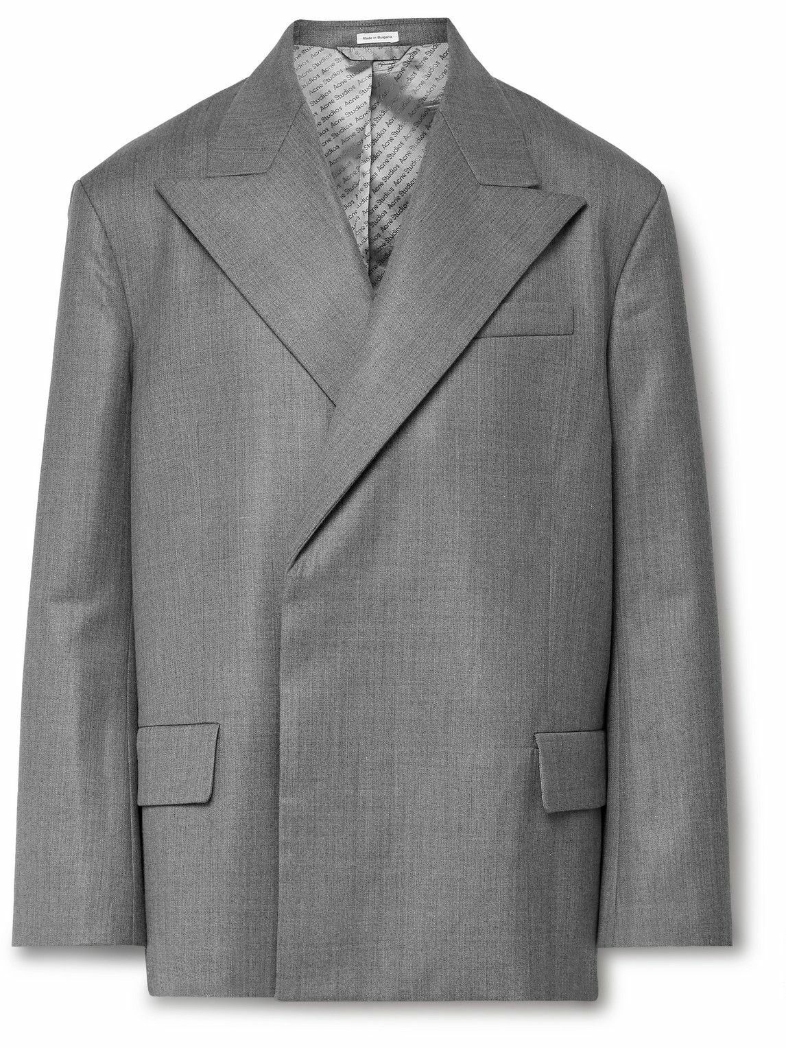 Photo: Acne Studios - Jarrio Woven Suit Jacket - Gray