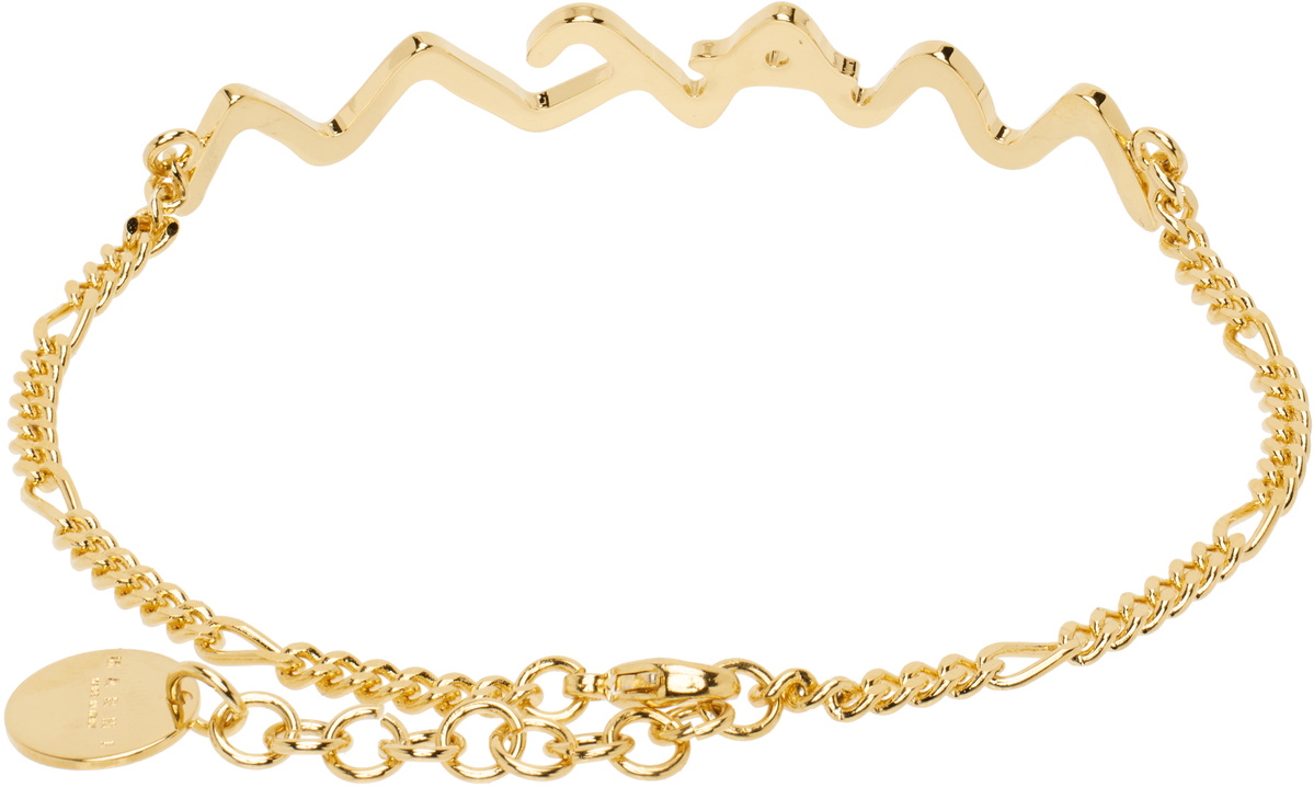 Marni Gold 'Marni' Symbol Bracelet