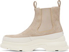 both Beige Gao Eva Chelsea Boots