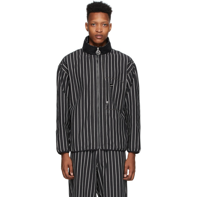 Photo: Nanamica Black Vertical Stripe Jacket