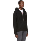 Noah NYC Black Zip Front Hoodie