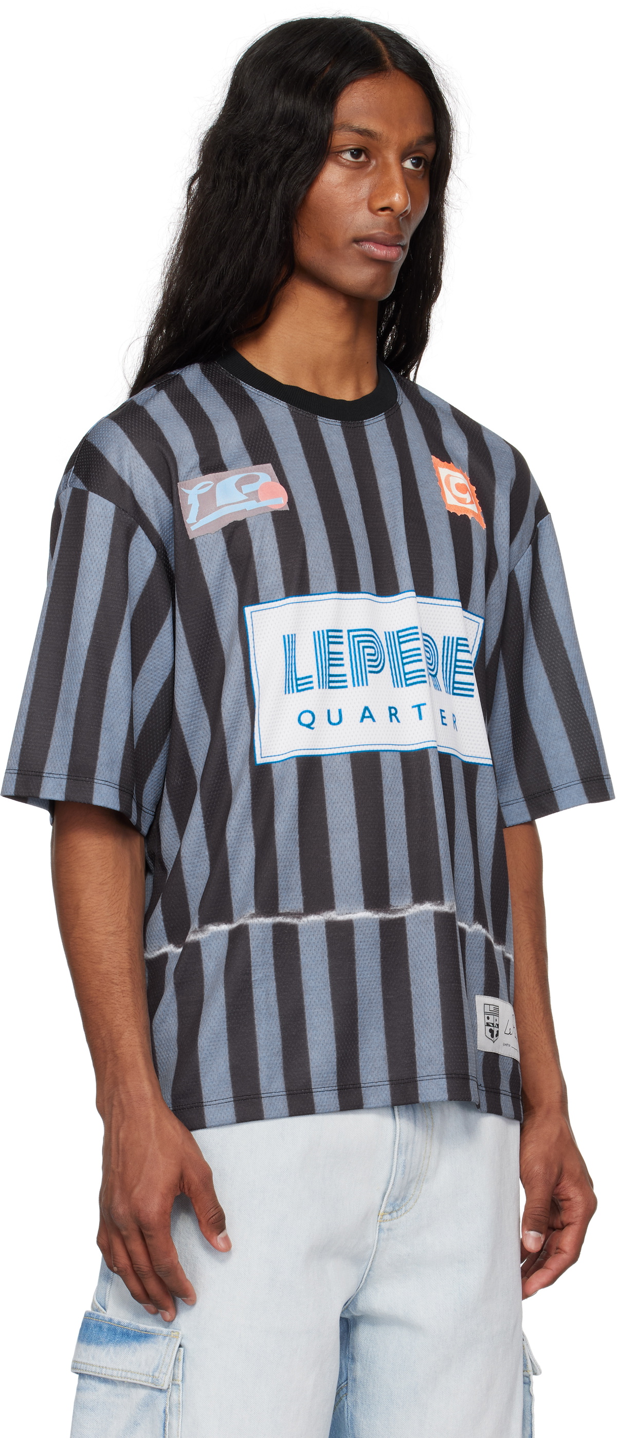 le PÈRE Black & Gray Antonio Carrau Edition LPFC Mesh Jersey