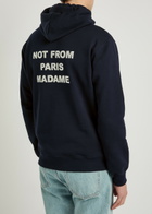 DRÔLE DE Monsieur Nfpm Hooded Cotton Sweatshirt Navy