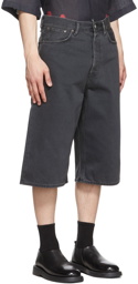 Acne Studios Black Denim Shorts