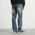 Dime Men's Relaxed Denim Jeans in Sandblasted Indigo