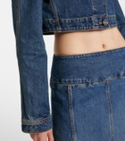 Alaïa Cropped denim jacket