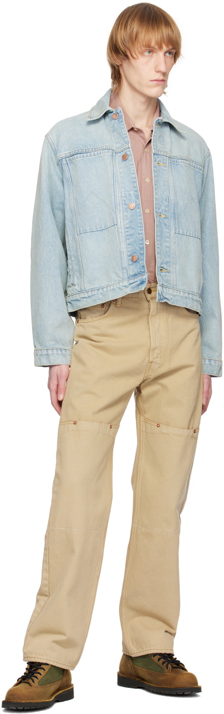 CARSON WACH Beige 'The Original 333' Jeans