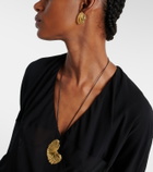 Ysso Ocean 24kt gold-plated earrings