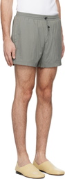 Tonywack Gray Drawstring Tech Shorts