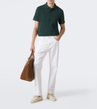 Ami Paris Ami De Cœur cotton piqué polo shirt