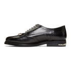 Toga Virilis Black Polished Brogues