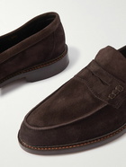 Tricker's - Sonny Suede Penny Loafers - Brown