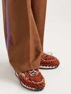 VALENTINO - Valentino Garavani Macramé Knitted Sneakers - Orange - EU 45