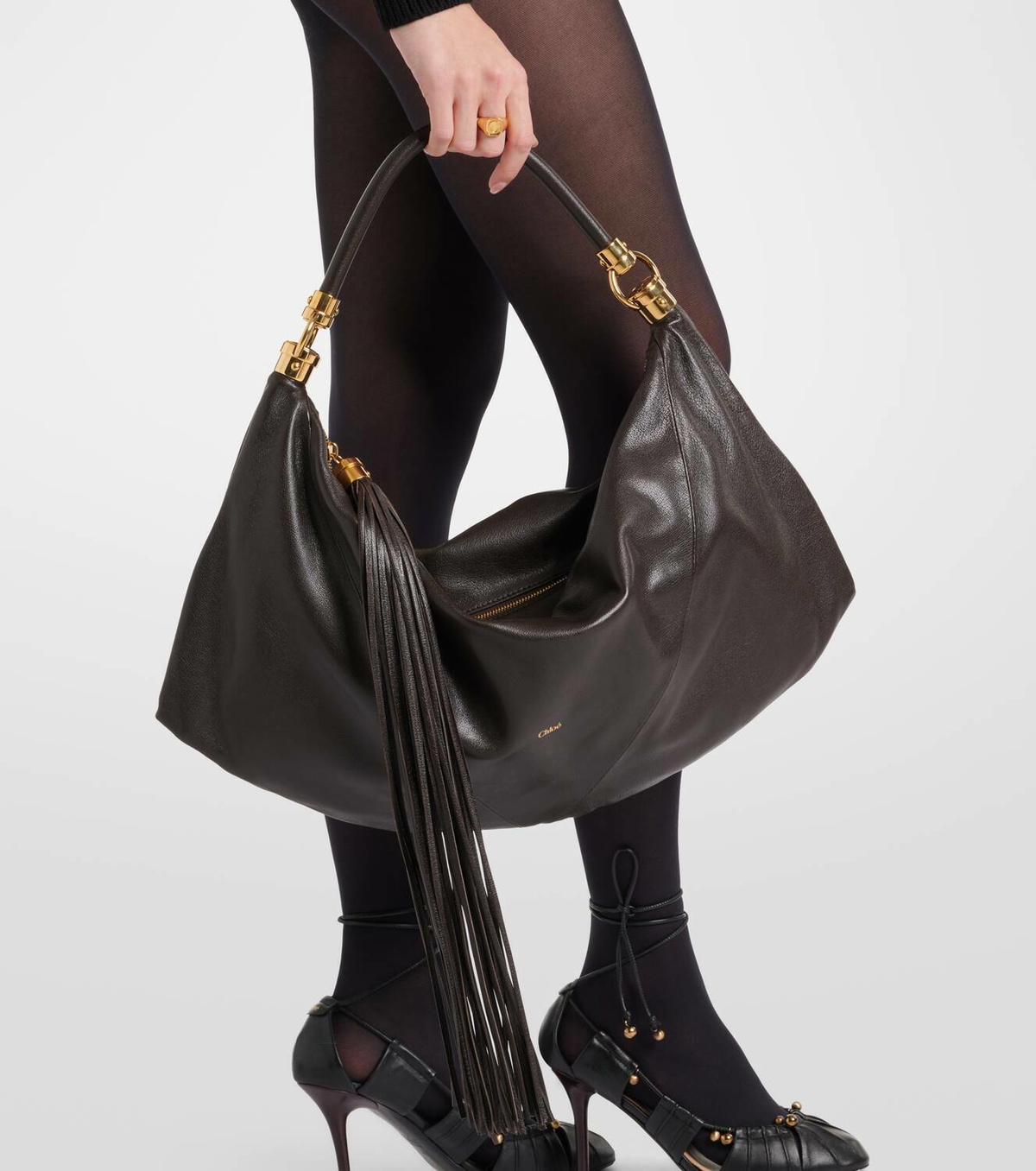 Chloé Foulard leather shoulder bag