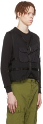 C.P. Company Black Nylon Vest